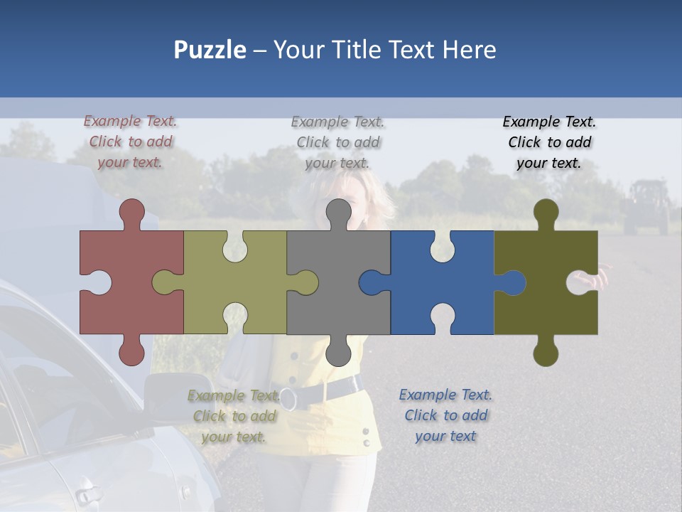 Frustration Travel Driver PowerPoint Template