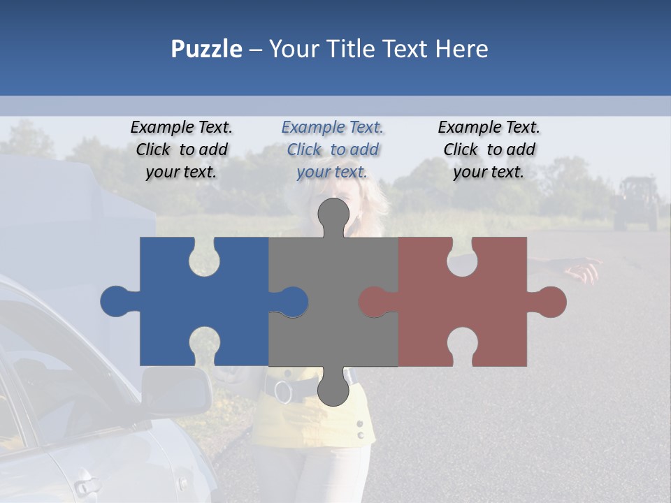 Frustration Travel Driver PowerPoint Template