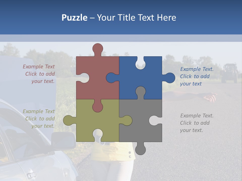 Frustration Travel Driver PowerPoint Template