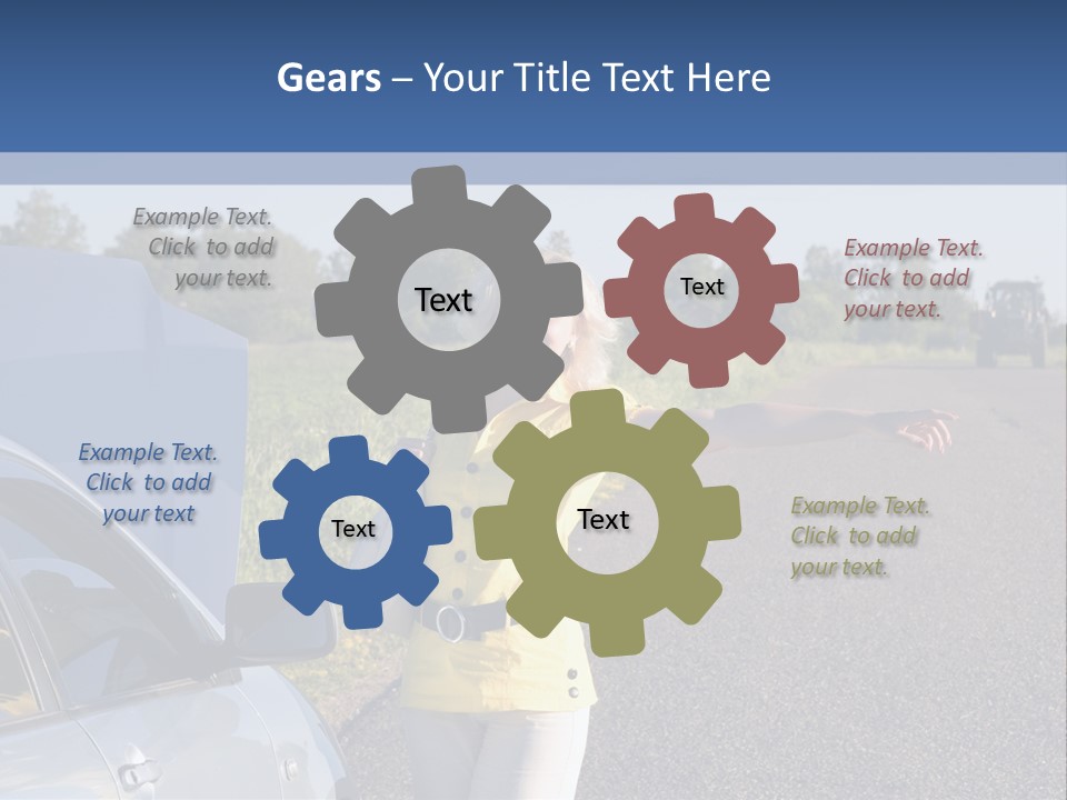 Frustration Travel Driver PowerPoint Template