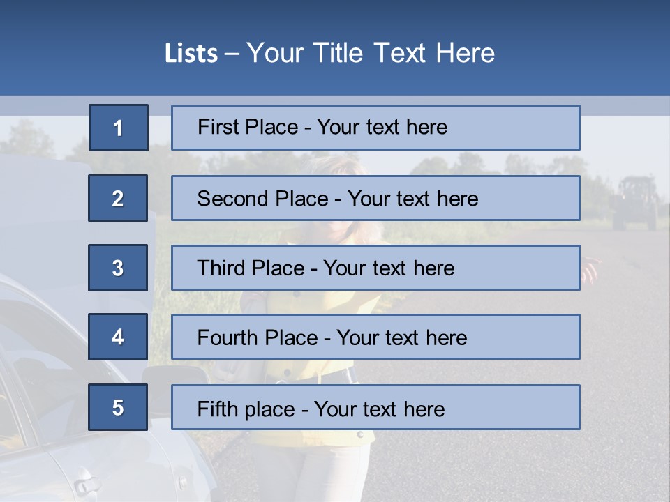 Frustration Travel Driver PowerPoint Template