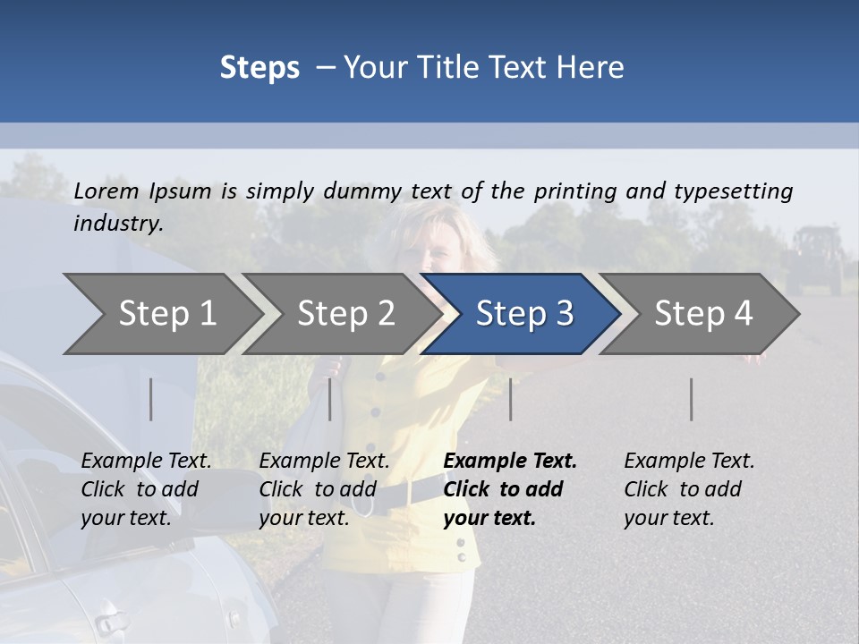 Frustration Travel Driver PowerPoint Template