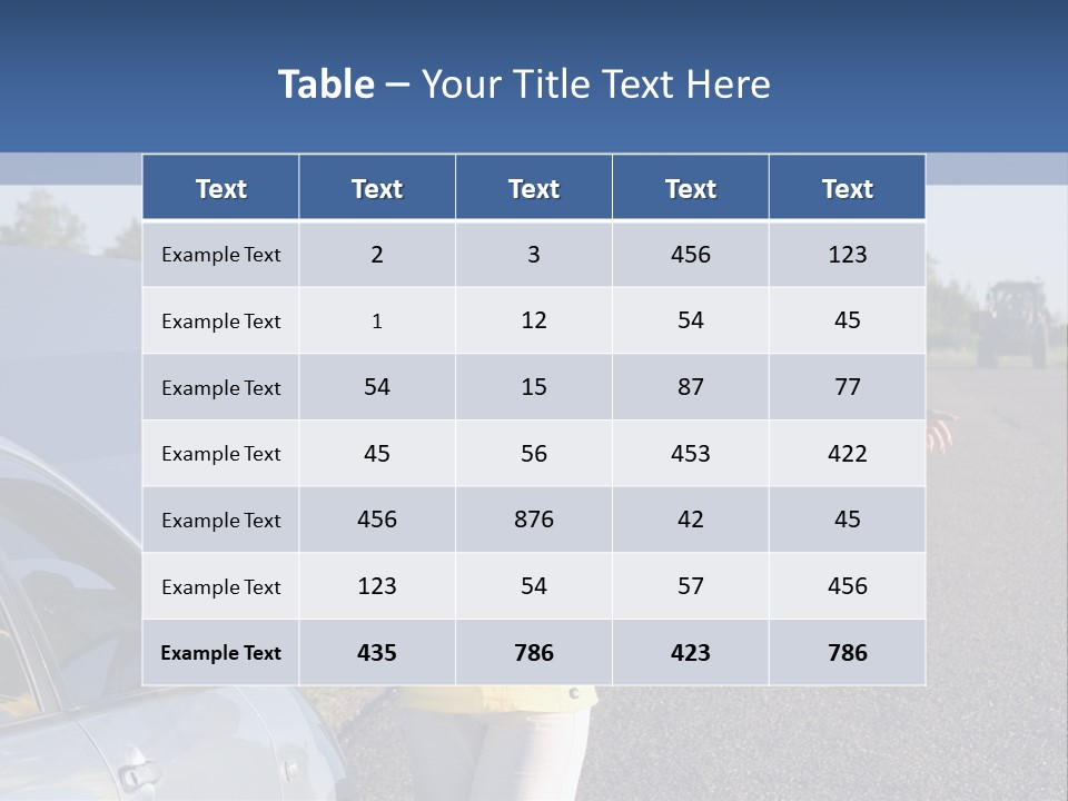 Frustration Travel Driver PowerPoint Template