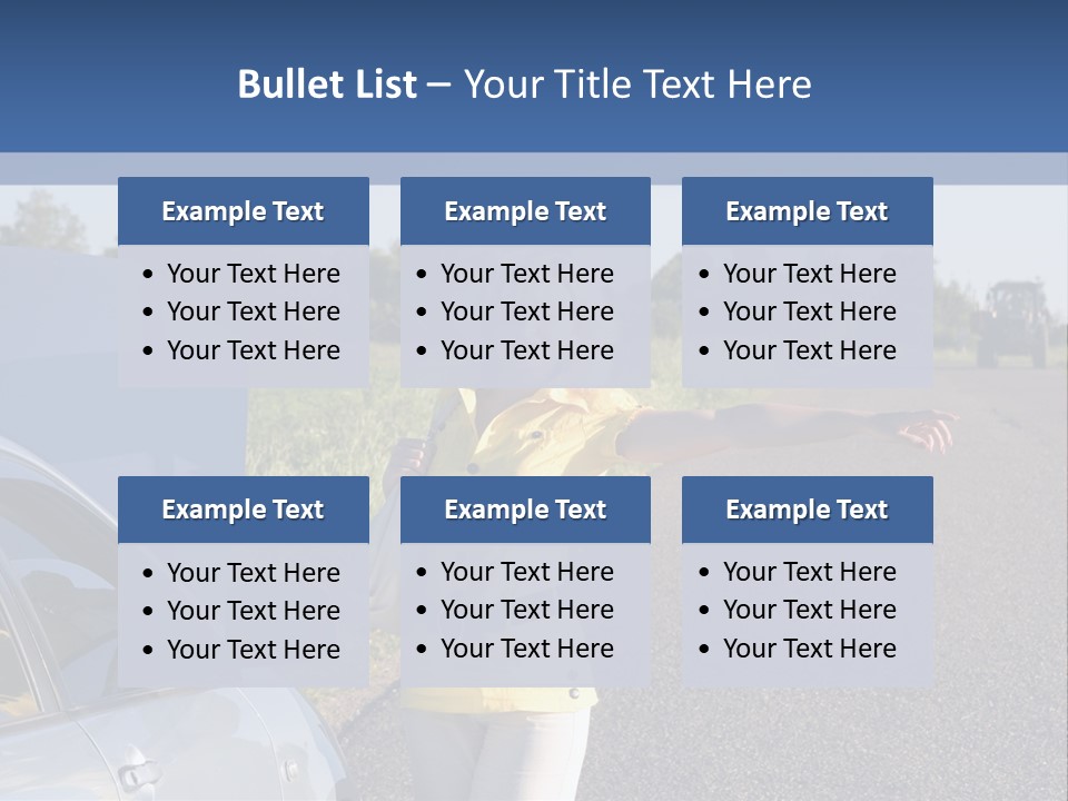 Frustration Travel Driver PowerPoint Template