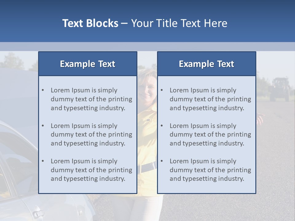Frustration Travel Driver PowerPoint Template