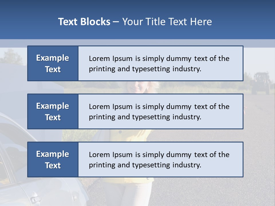 Frustration Travel Driver PowerPoint Template