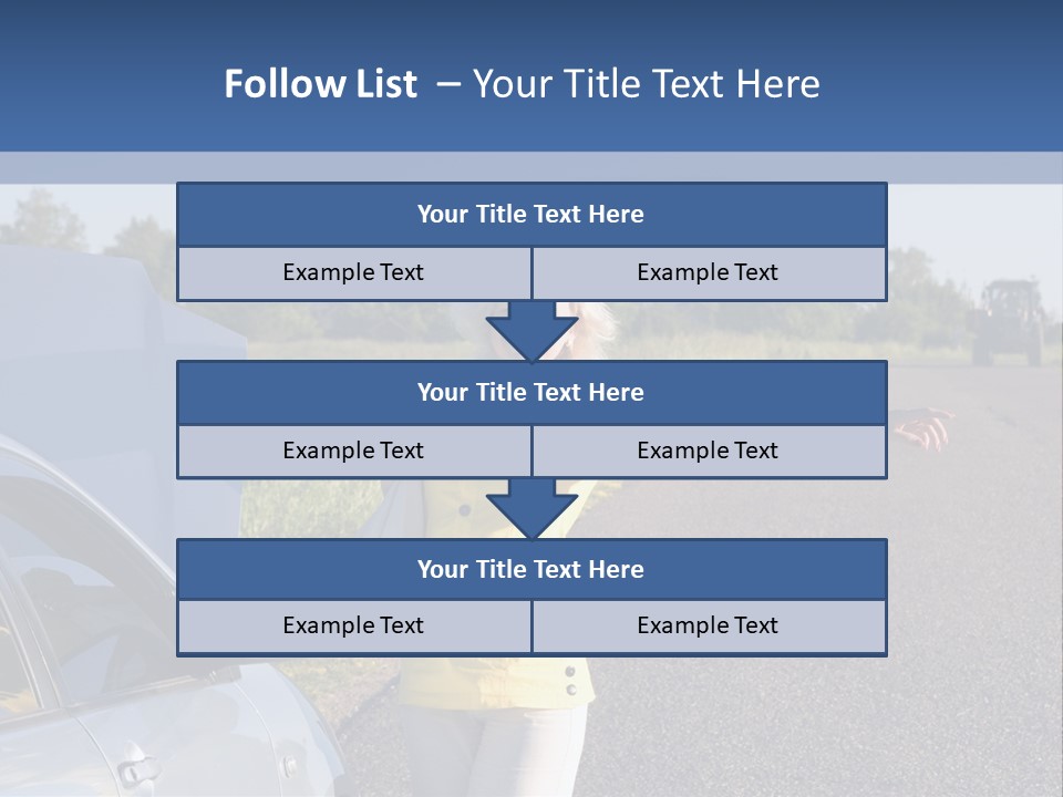 Frustration Travel Driver PowerPoint Template