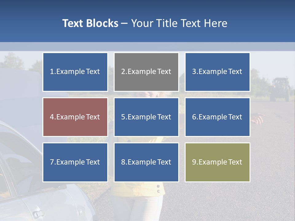 Frustration Travel Driver PowerPoint Template