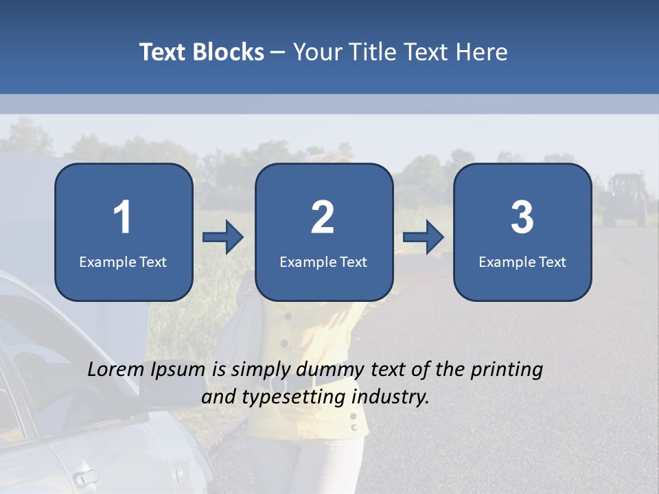 Frustration Travel Driver PowerPoint Template