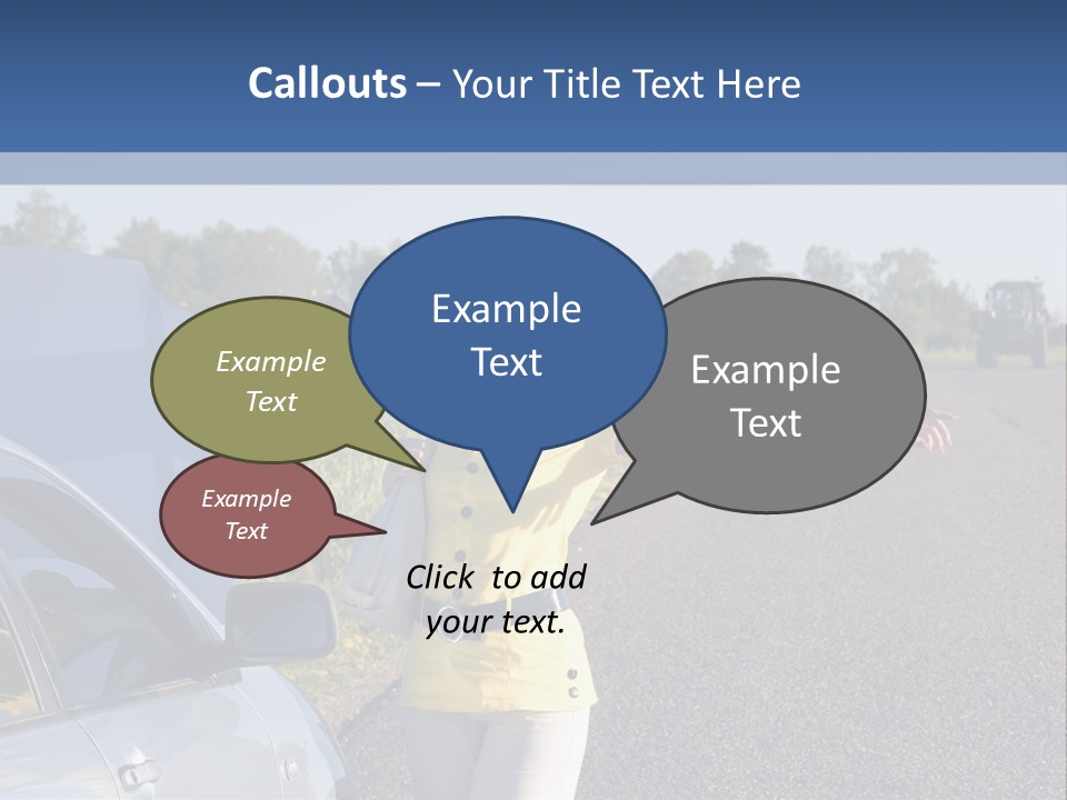 Frustration Travel Driver PowerPoint Template