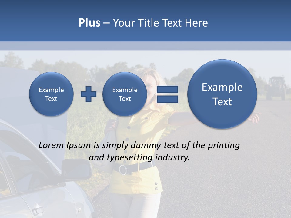 Frustration Travel Driver PowerPoint Template