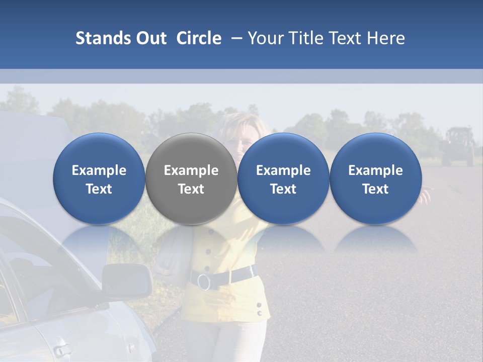 Frustration Travel Driver PowerPoint Template