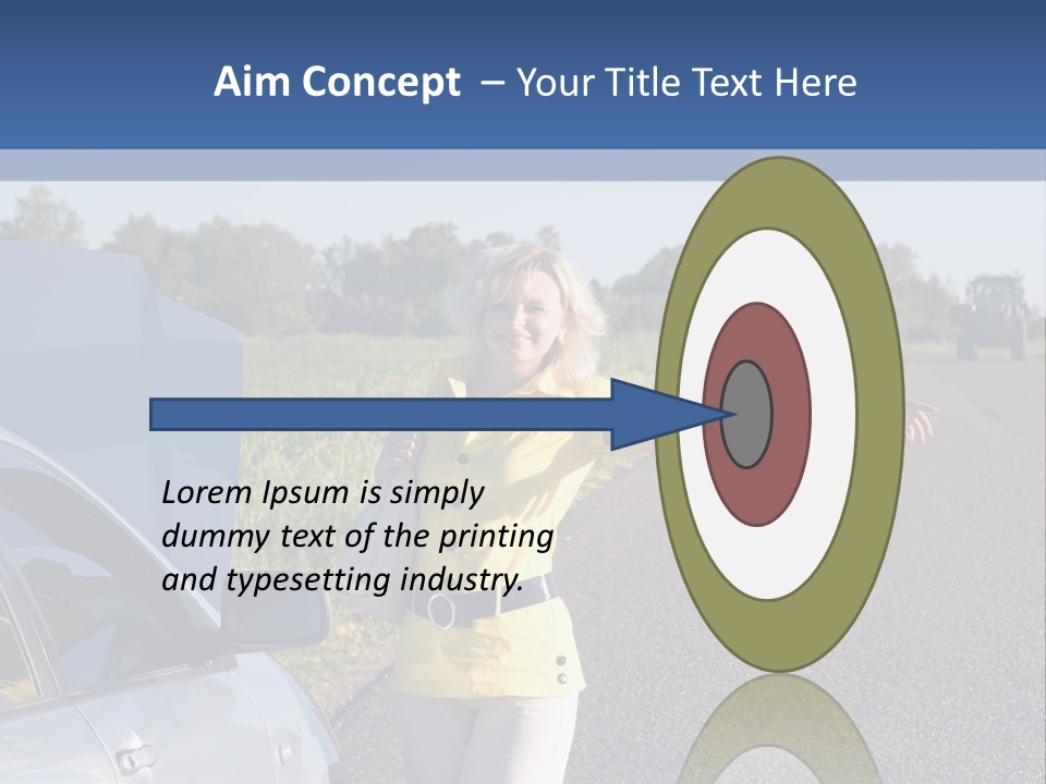 Frustration Travel Driver PowerPoint Template