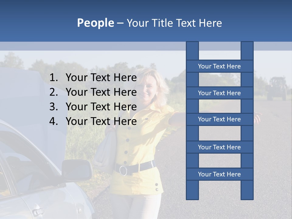 Frustration Travel Driver PowerPoint Template
