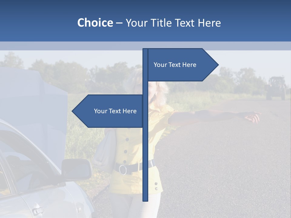 Frustration Travel Driver PowerPoint Template