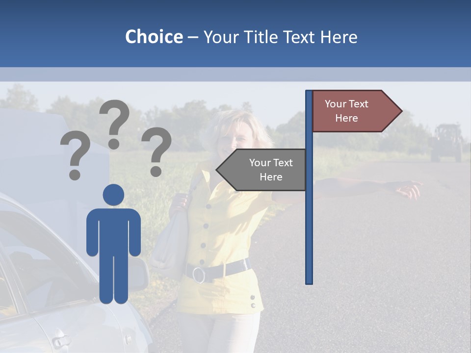Frustration Travel Driver PowerPoint Template