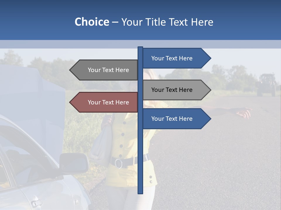 Frustration Travel Driver PowerPoint Template