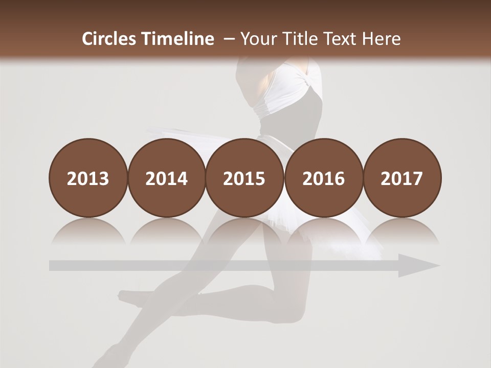 Sensuality Posing Tutu PowerPoint Template