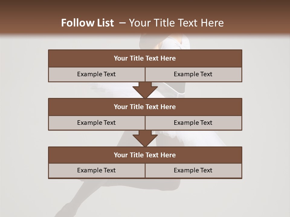 Sensuality Posing Tutu PowerPoint Template