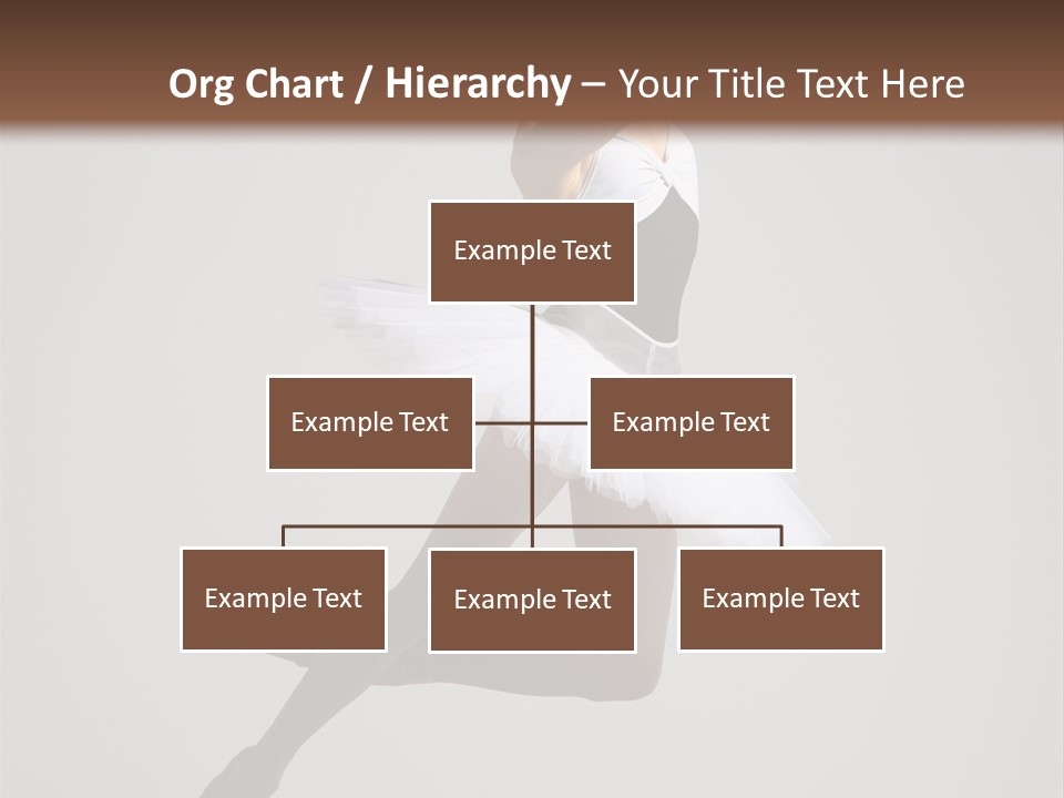 Sensuality Posing Tutu PowerPoint Template