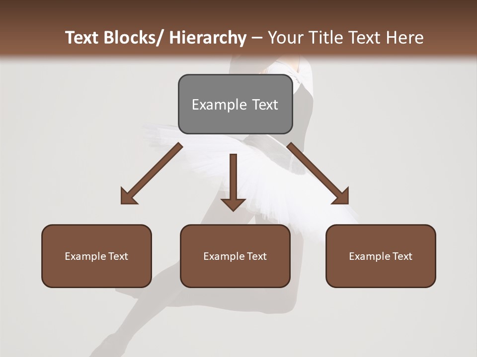 Sensuality Posing Tutu PowerPoint Template