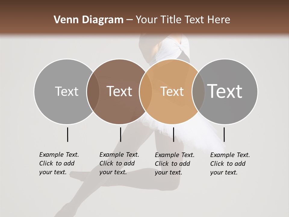 Sensuality Posing Tutu PowerPoint Template