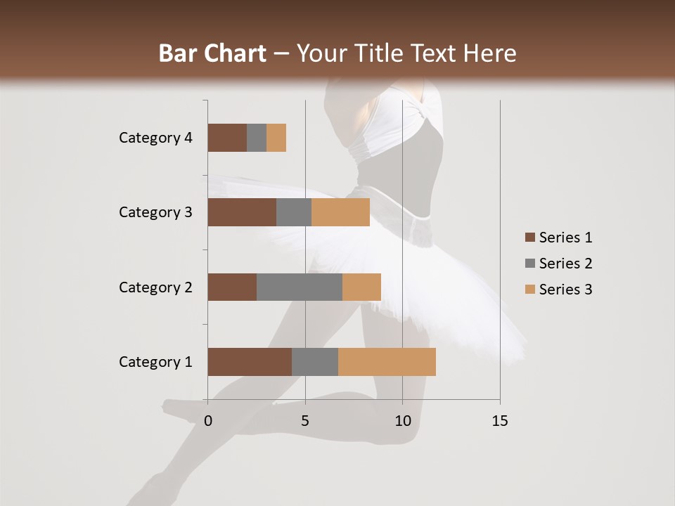 Sensuality Posing Tutu PowerPoint Template