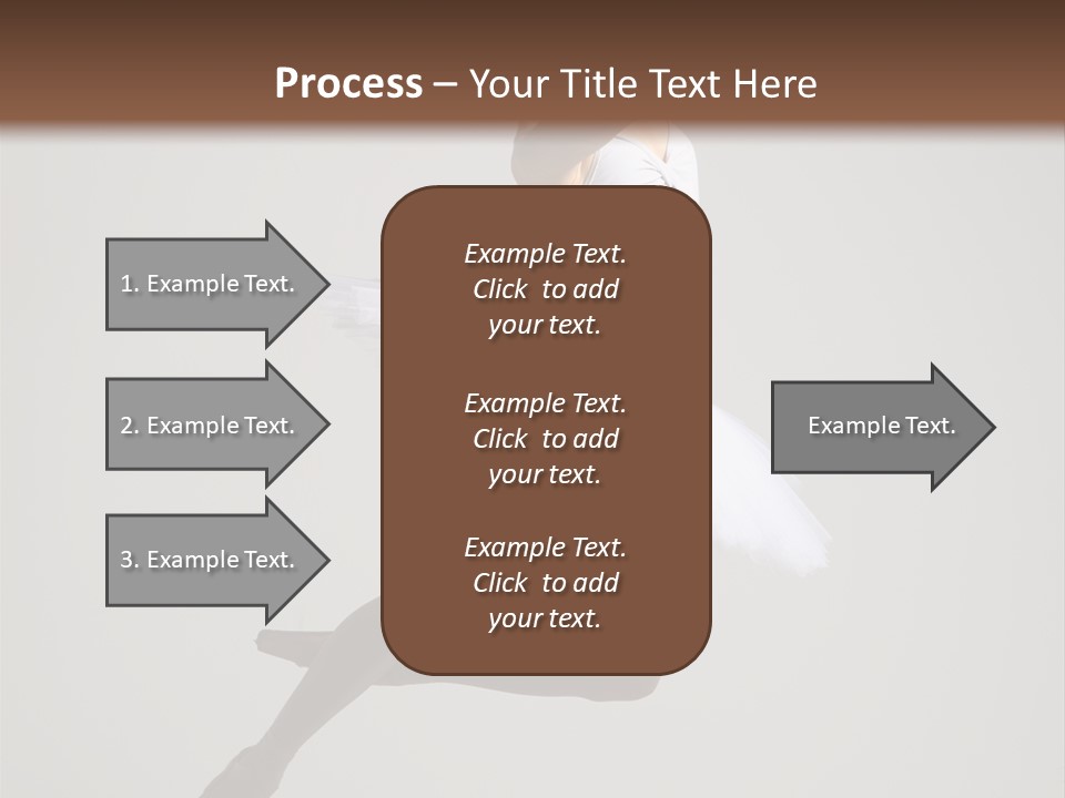 Sensuality Posing Tutu PowerPoint Template