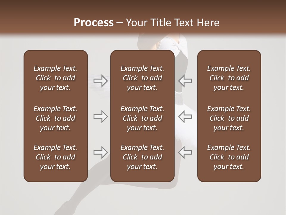 Sensuality Posing Tutu PowerPoint Template