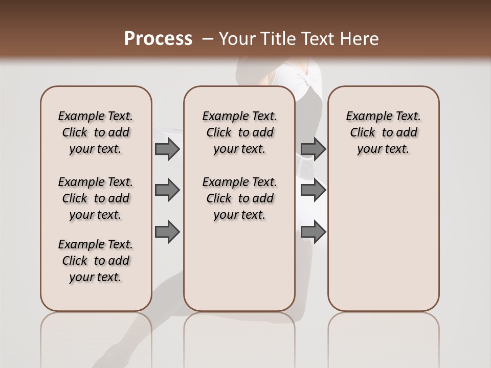 Sensuality Posing Tutu PowerPoint Template