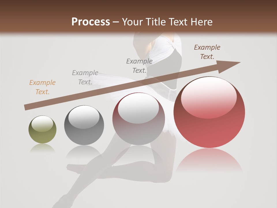 Sensuality Posing Tutu PowerPoint Template