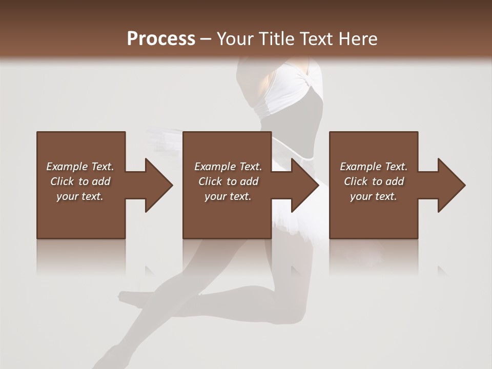 Sensuality Posing Tutu PowerPoint Template