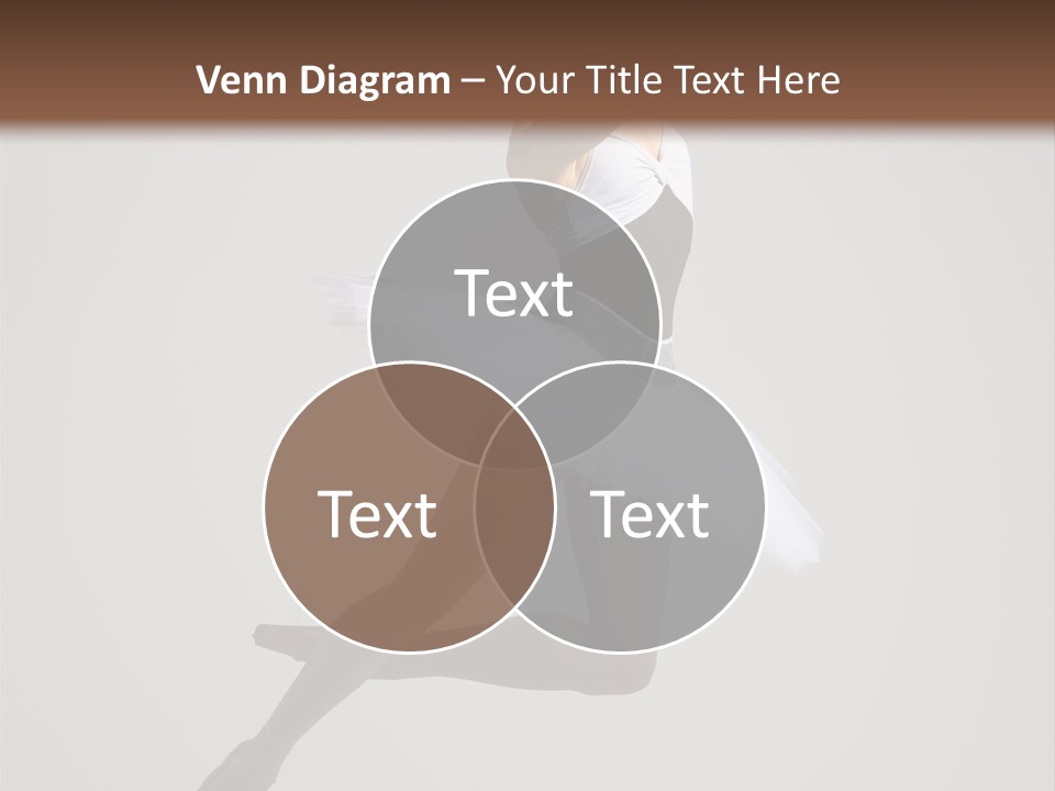 Sensuality Posing Tutu PowerPoint Template