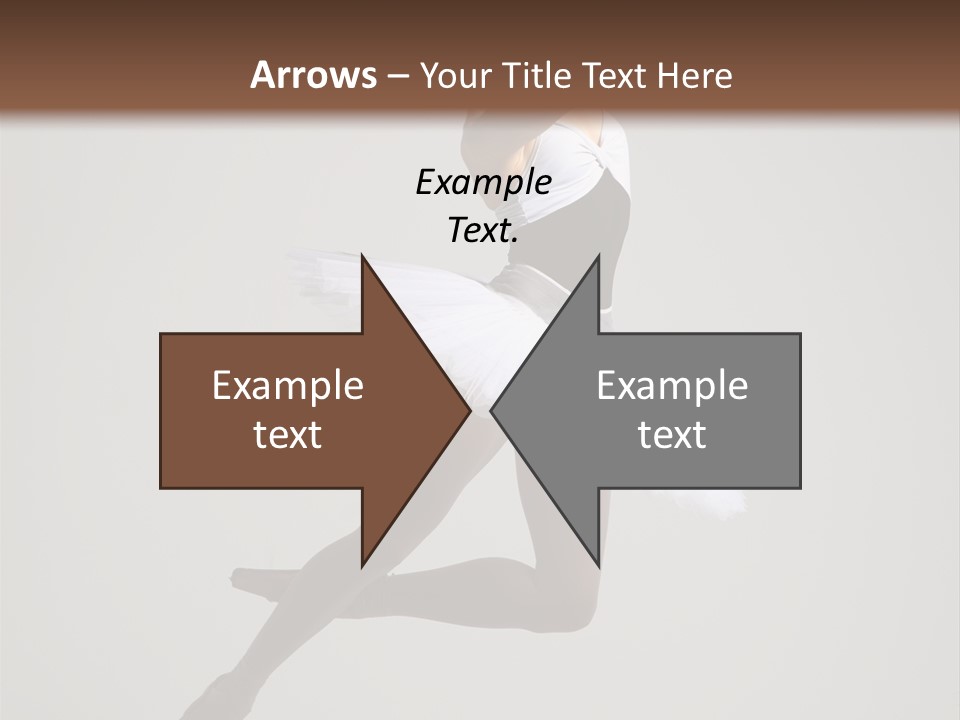 Sensuality Posing Tutu PowerPoint Template