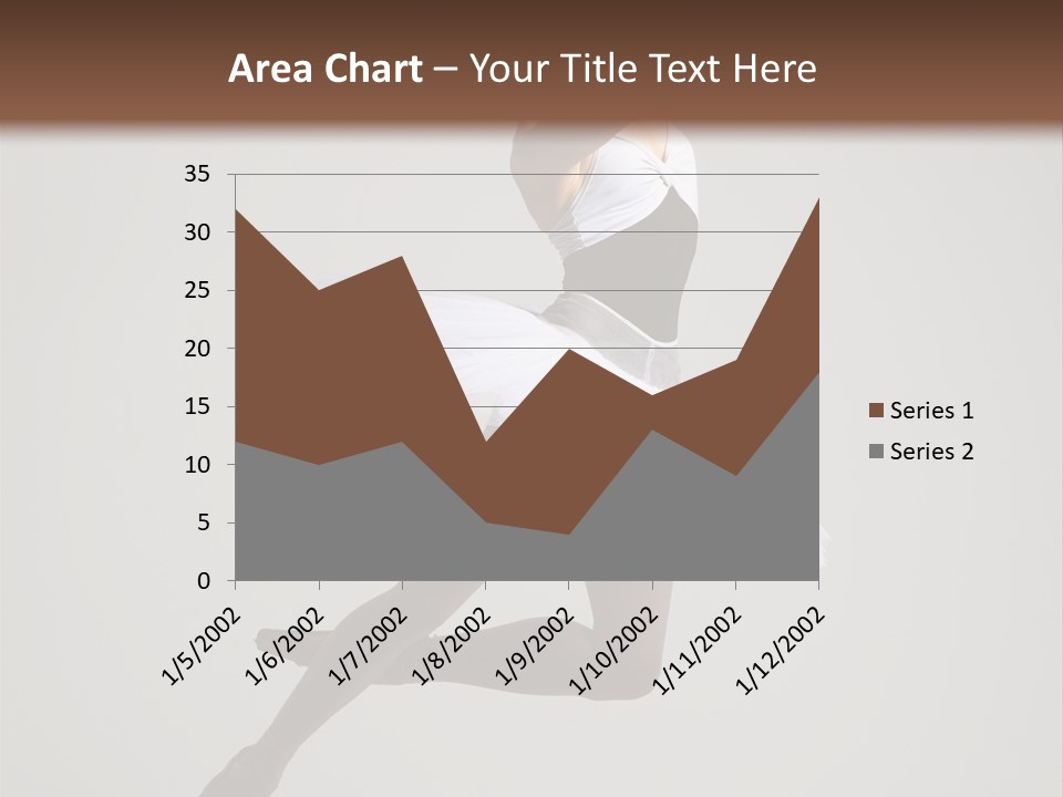 Sensuality Posing Tutu PowerPoint Template