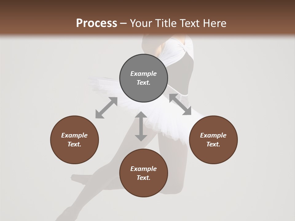 Sensuality Posing Tutu PowerPoint Template