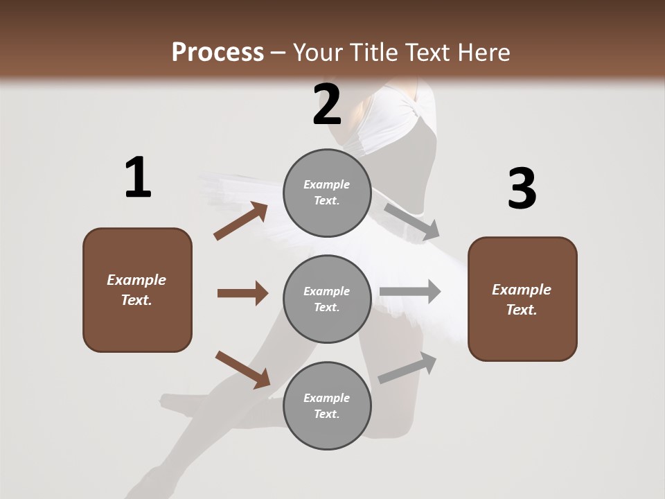 Sensuality Posing Tutu PowerPoint Template