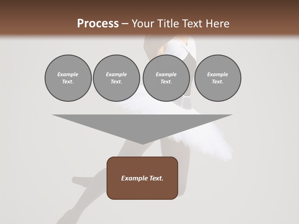 Sensuality Posing Tutu PowerPoint Template