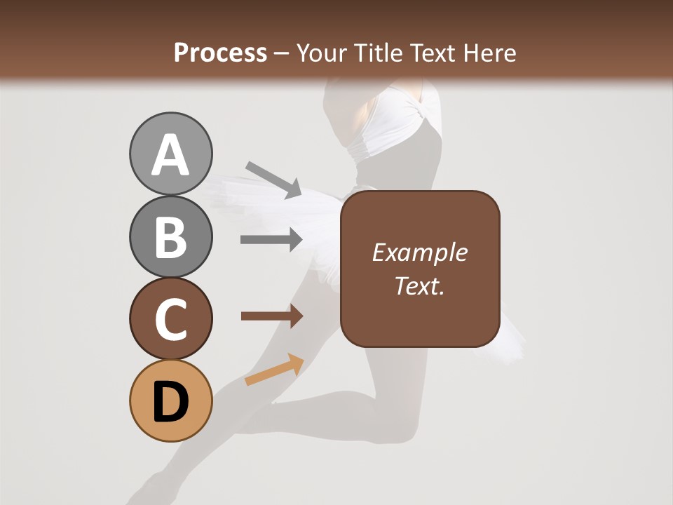 Sensuality Posing Tutu PowerPoint Template