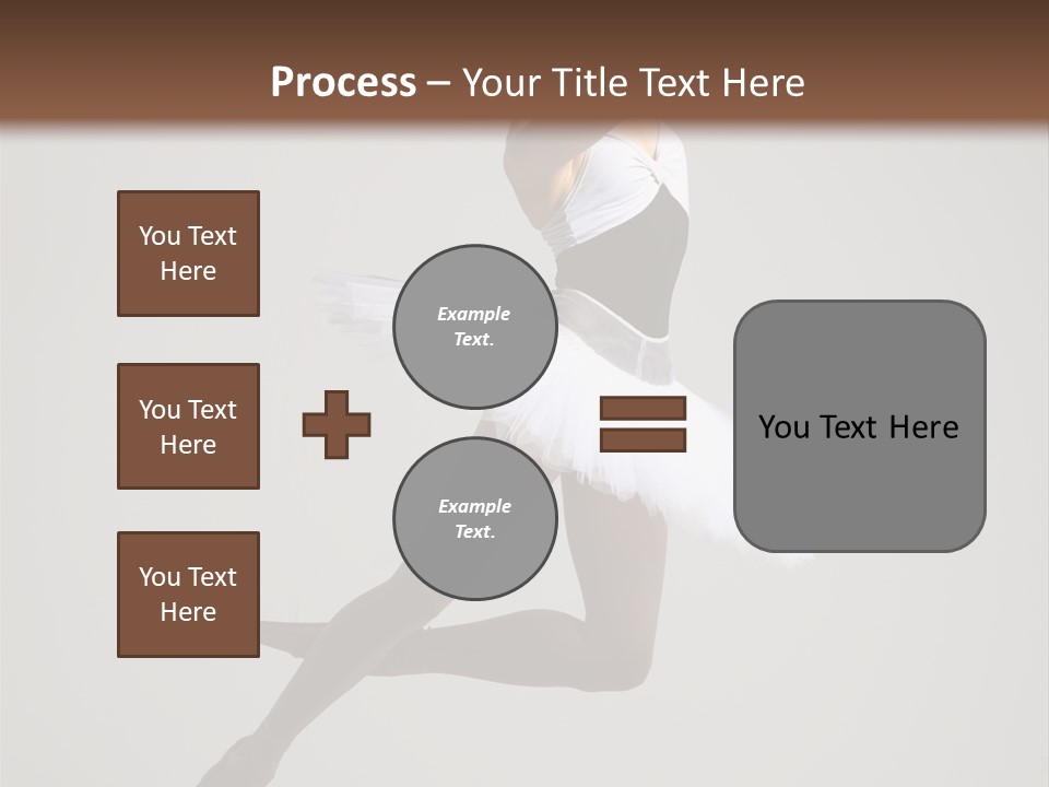 Sensuality Posing Tutu PowerPoint Template