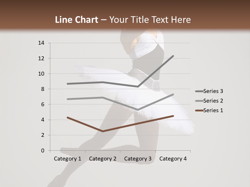 Sensuality Posing Tutu PowerPoint Template