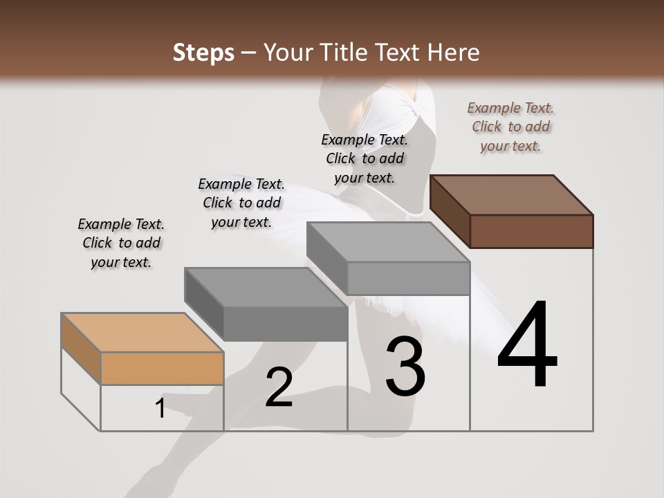 Sensuality Posing Tutu PowerPoint Template