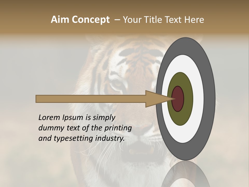 Siberian Tiger PowerPoint Template