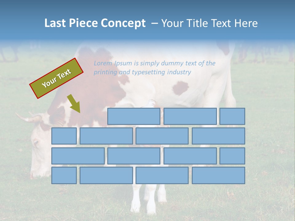Cow And Calf PowerPoint Template