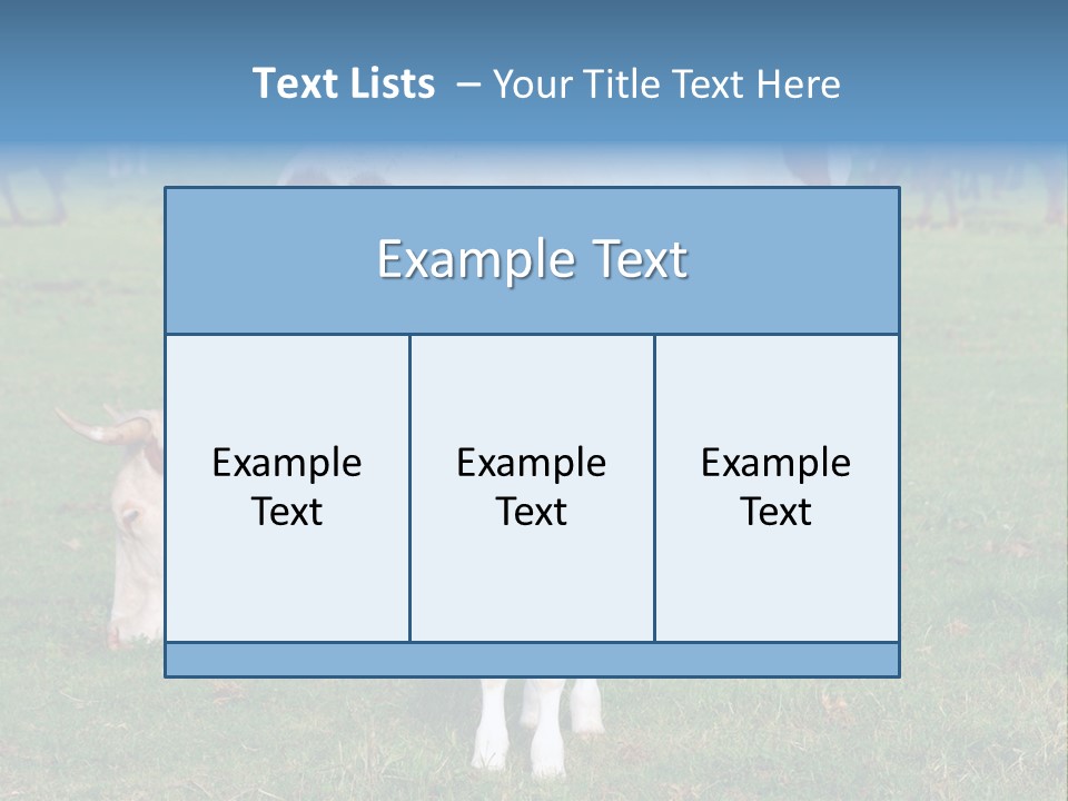 Cow And Calf PowerPoint Template