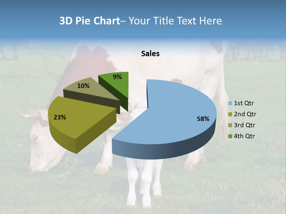 Cow And Calf PowerPoint Template