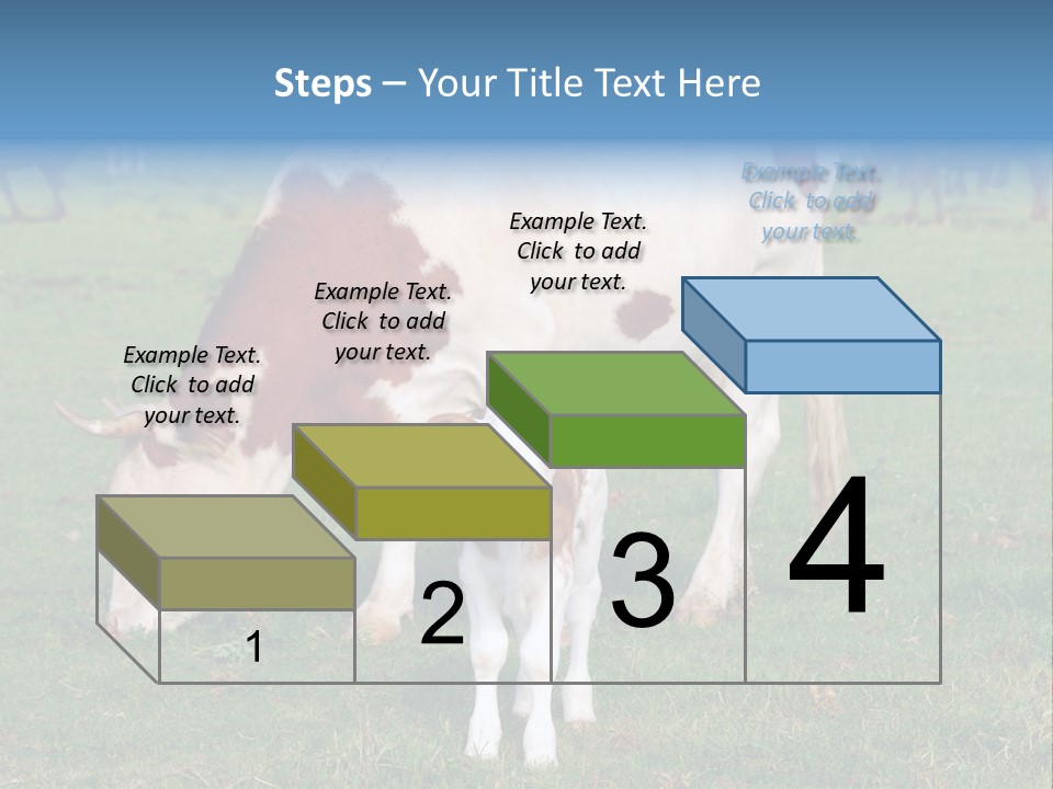 Cow And Calf PowerPoint Template