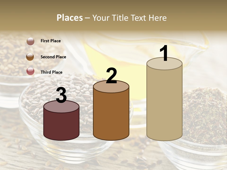 Flaxseed Oil PowerPoint Template