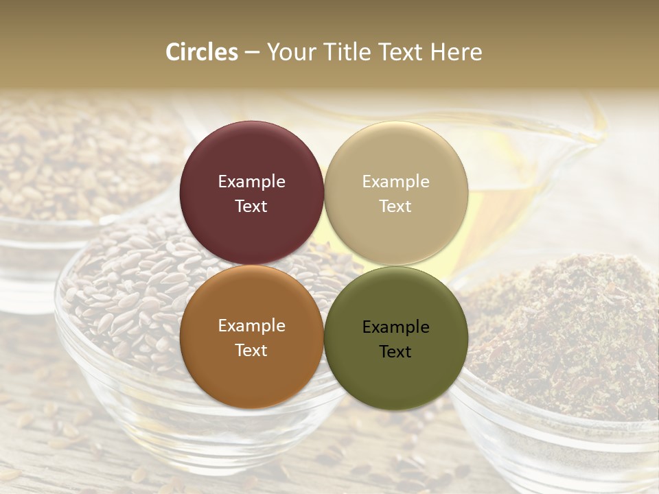 Flaxseed Oil PowerPoint Template