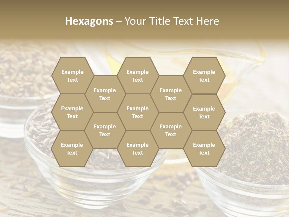 Flaxseed Oil PowerPoint Template